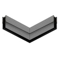 Kut za Magnetni sustav MEDIUM 10 mm širine, CRNI