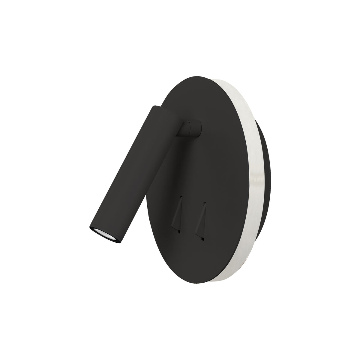 Mantra CAYMAN LED Zidna svjetiljka 3+6W 3000K OKRUGLA CRNA