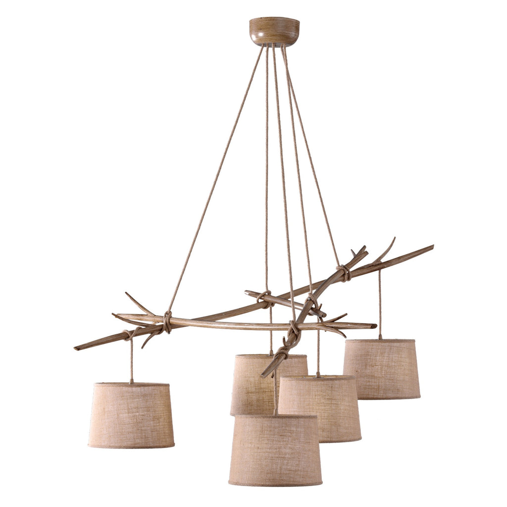 Mantra SABINA viseća svjetiljka 5xE27 150CM BEŽ