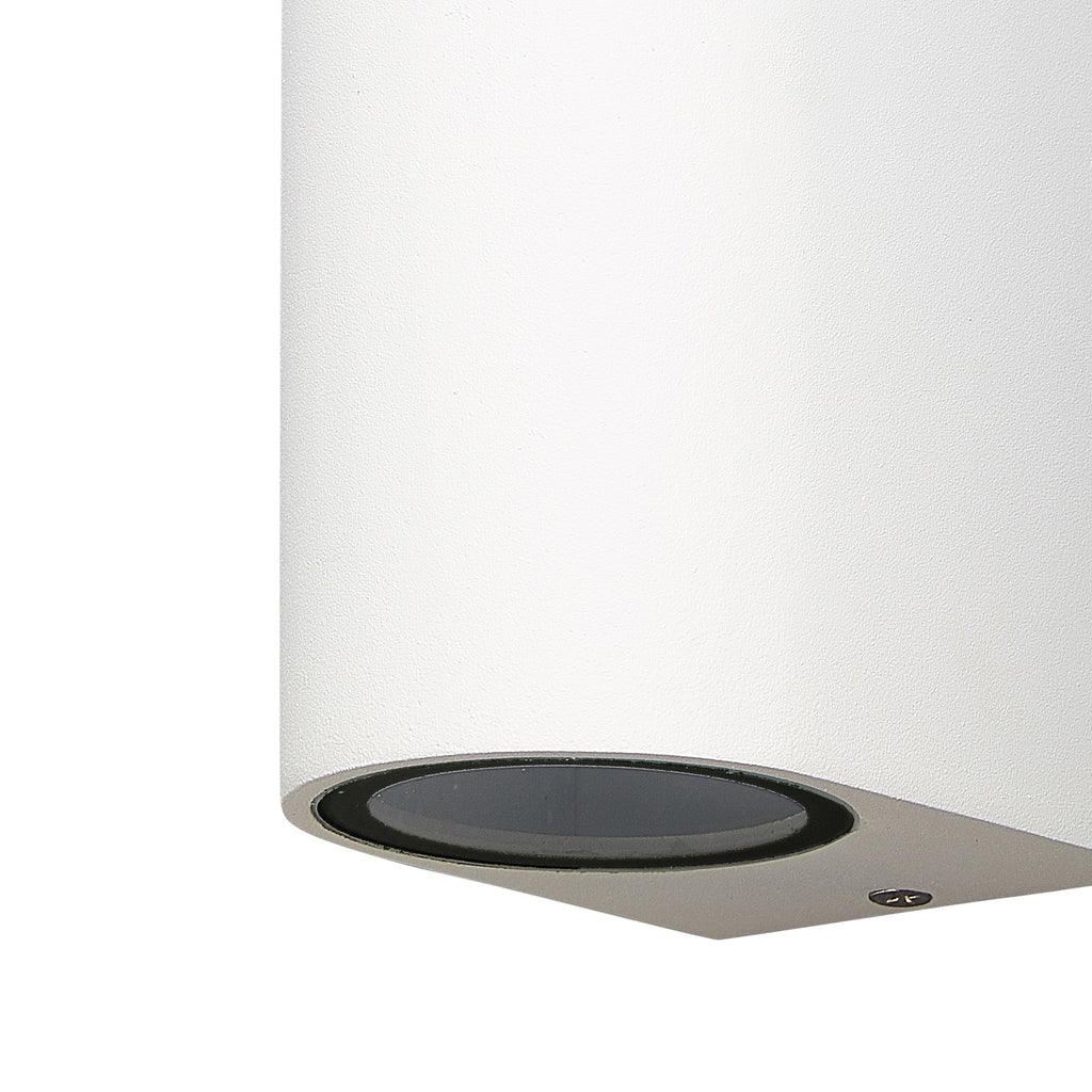 Mantra KANDANCHU vanjska zidna svjetiljka 2xGU10 IP54 150MM ZAOBLJENA BIJELA