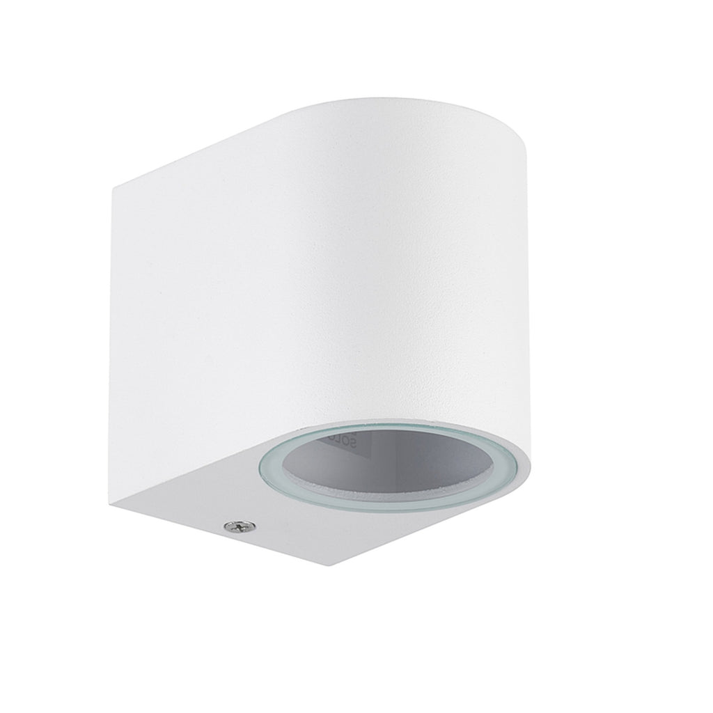 Mantra KANDANCHU vanjska zidna svjetiljka 1xGU10 IP54 80MM ZAOBLJENA BIJELA