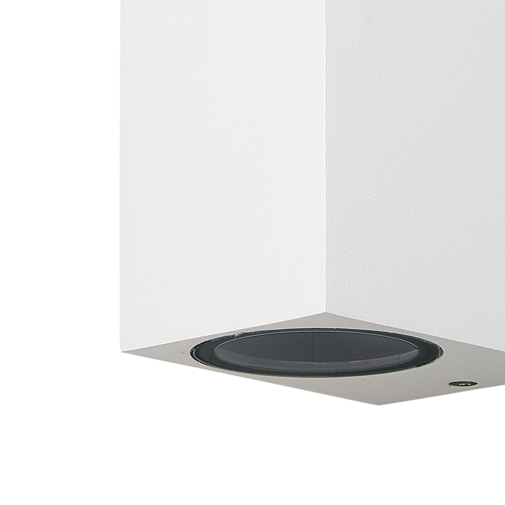 Mantra KANDANCHU vanjska zidna svjetiljka 2xGU10 IP54 150MM PRAVOKUTNA BIJELA