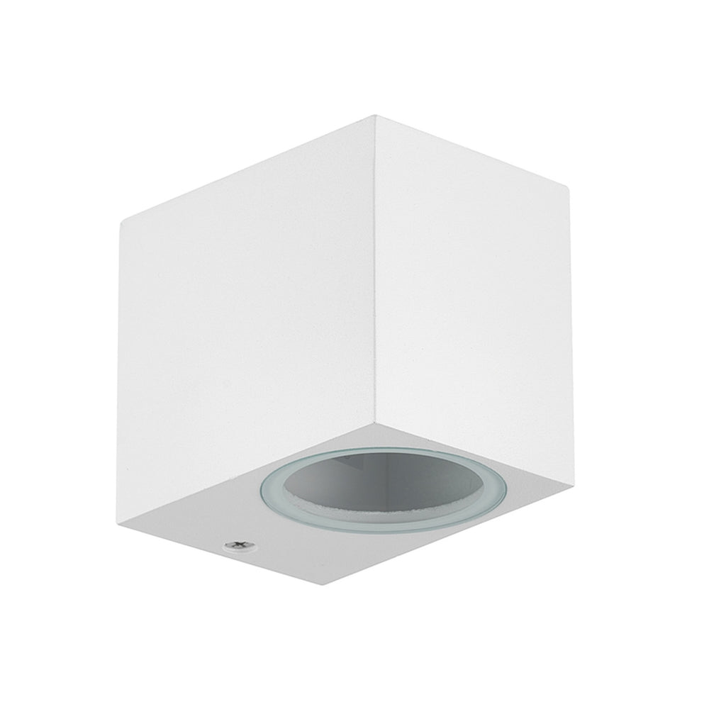 Mantra KANDANCHU vanjska zidna svjetiljka 1xGU10 IP54 80MM PRAVOKUTNA BIJELA