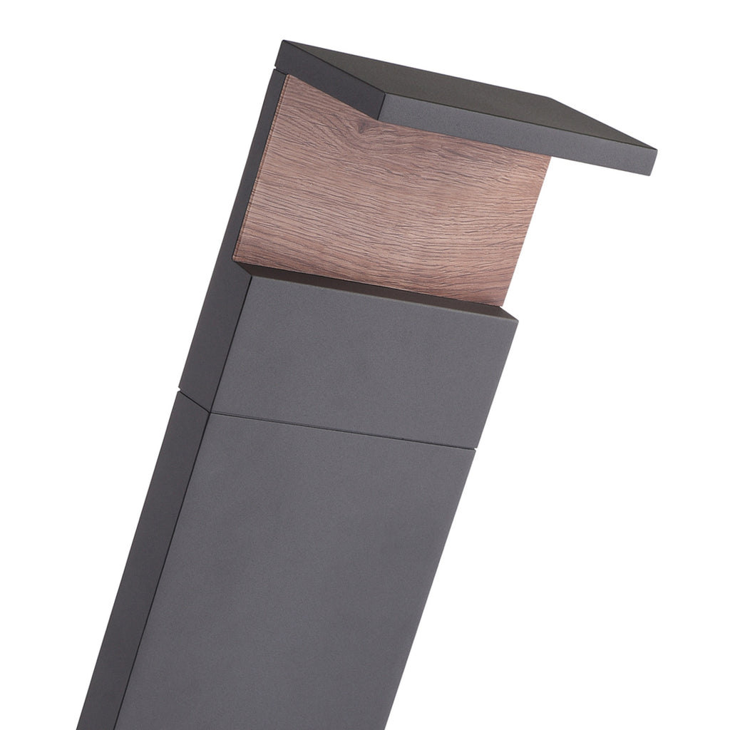 Mantra RUKA vanjska podna LED svjetiljka 13W 3000K IP65 600MM TAMNO SIVA/DRVO