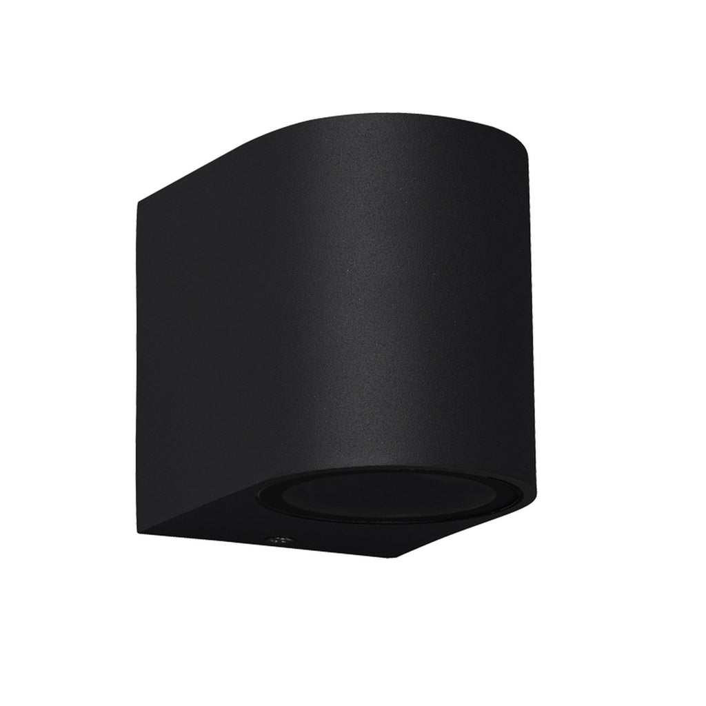 Mantra KANDANCHU vanjska zidna svjetiljka 1xGU10 IP54 80MM ZAOBLJENA CRNA