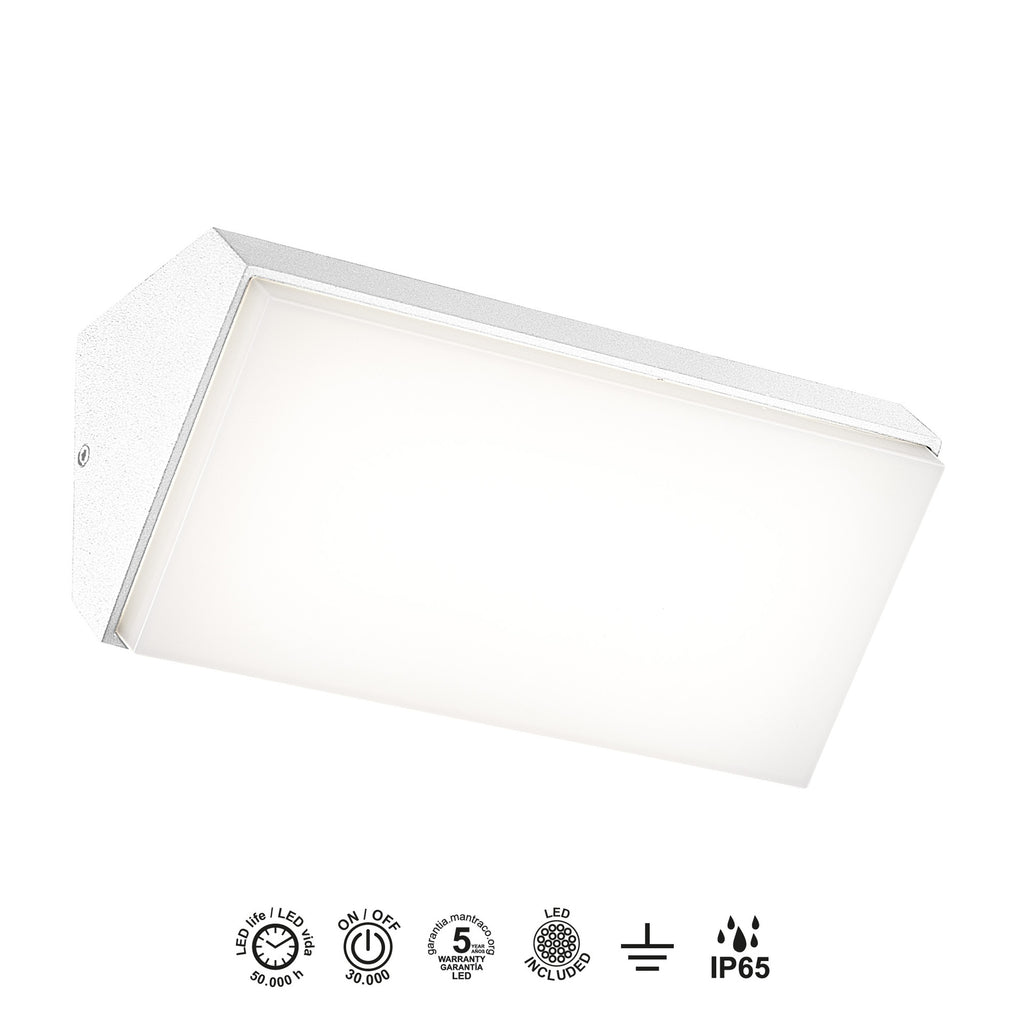 Mantra SOLDEN vanjska zidna LED svjetiljka 9W 3000K 180MM IP65 BIJELA