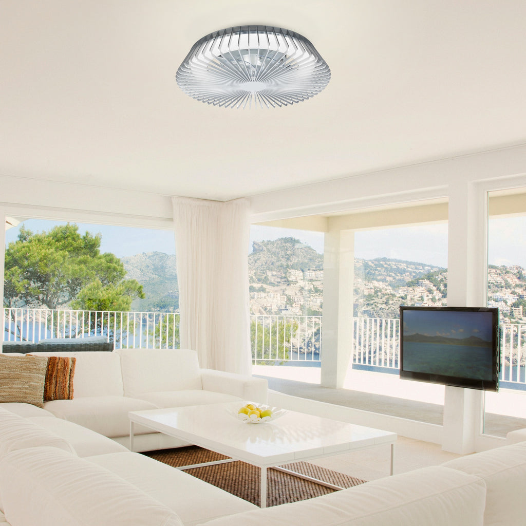 Mantra HIMALAYA LED stropni ventilator 63cm SREBRNI