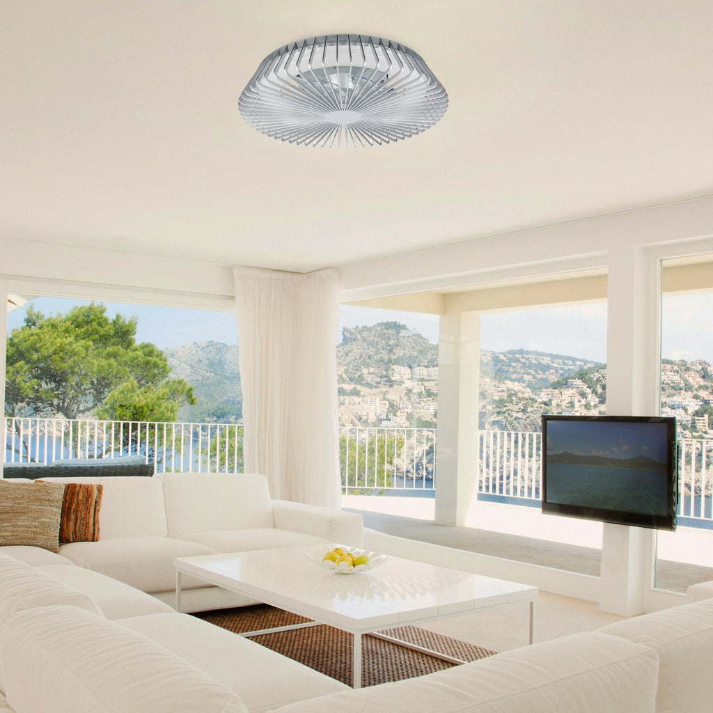 Mantra HIMALAYA LED stropni ventilator 63cm SREBRNI