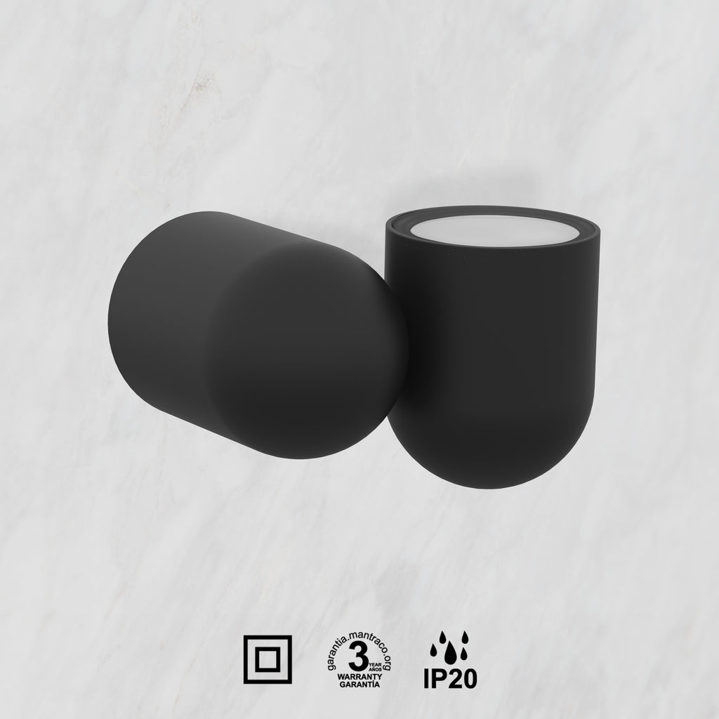 Mantra IOS zidna svjetiljka 1xGU10 CRNA