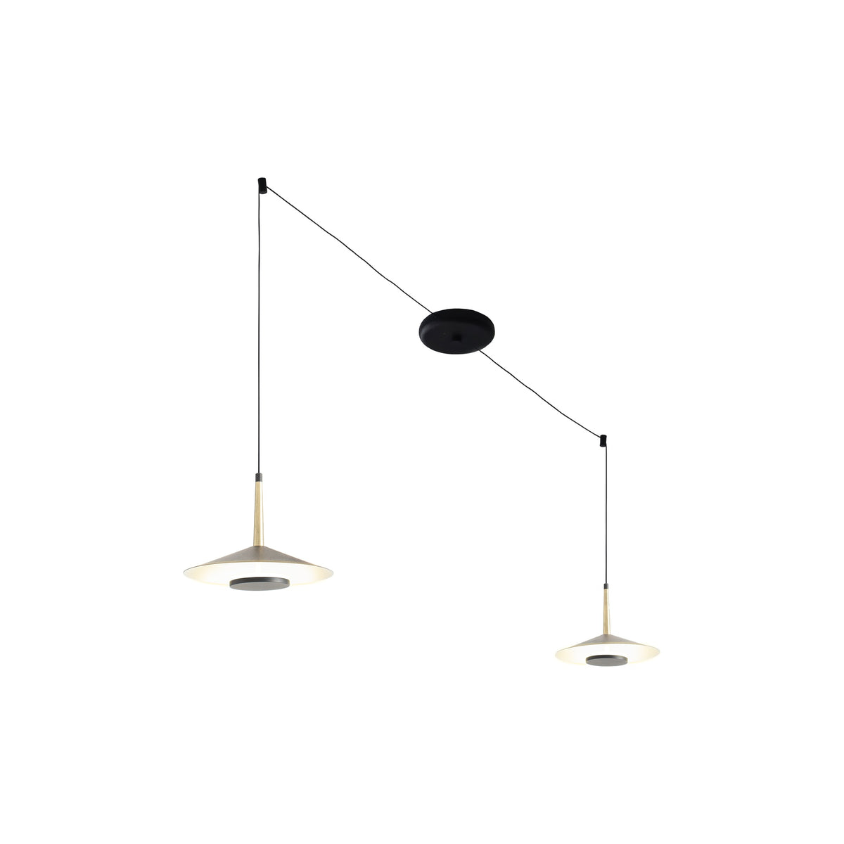 Mantra ORION LED Viseća lampa 16W 3000K CRNA