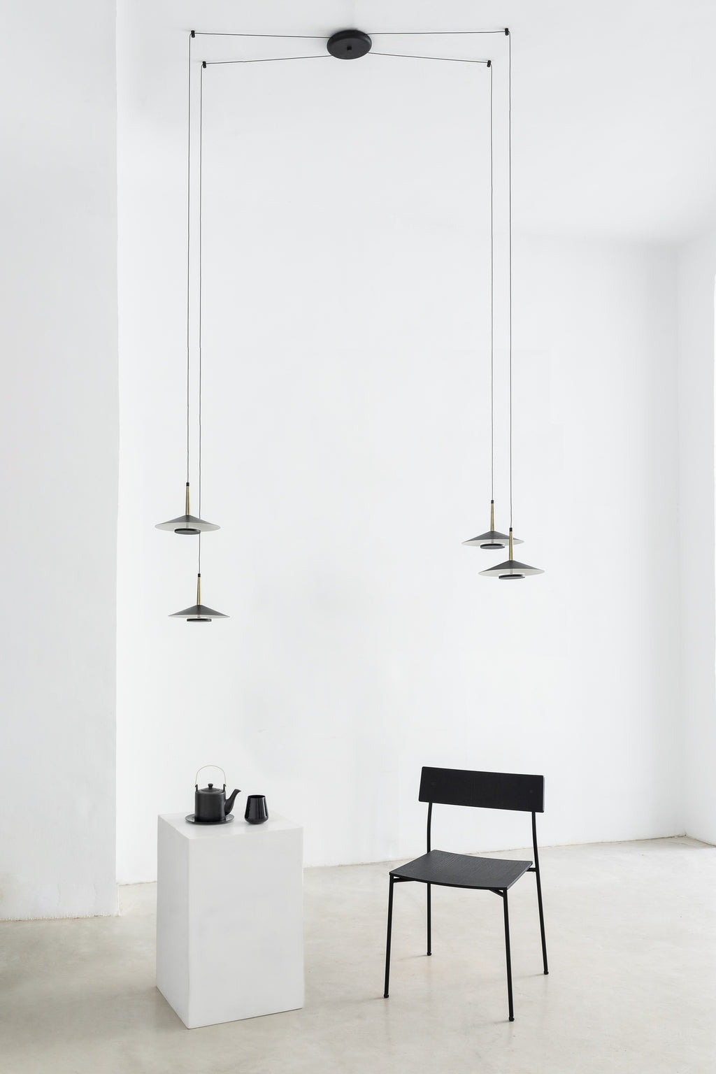 Mantra ORION LED Viseća lampa 32W 3000K CRNA