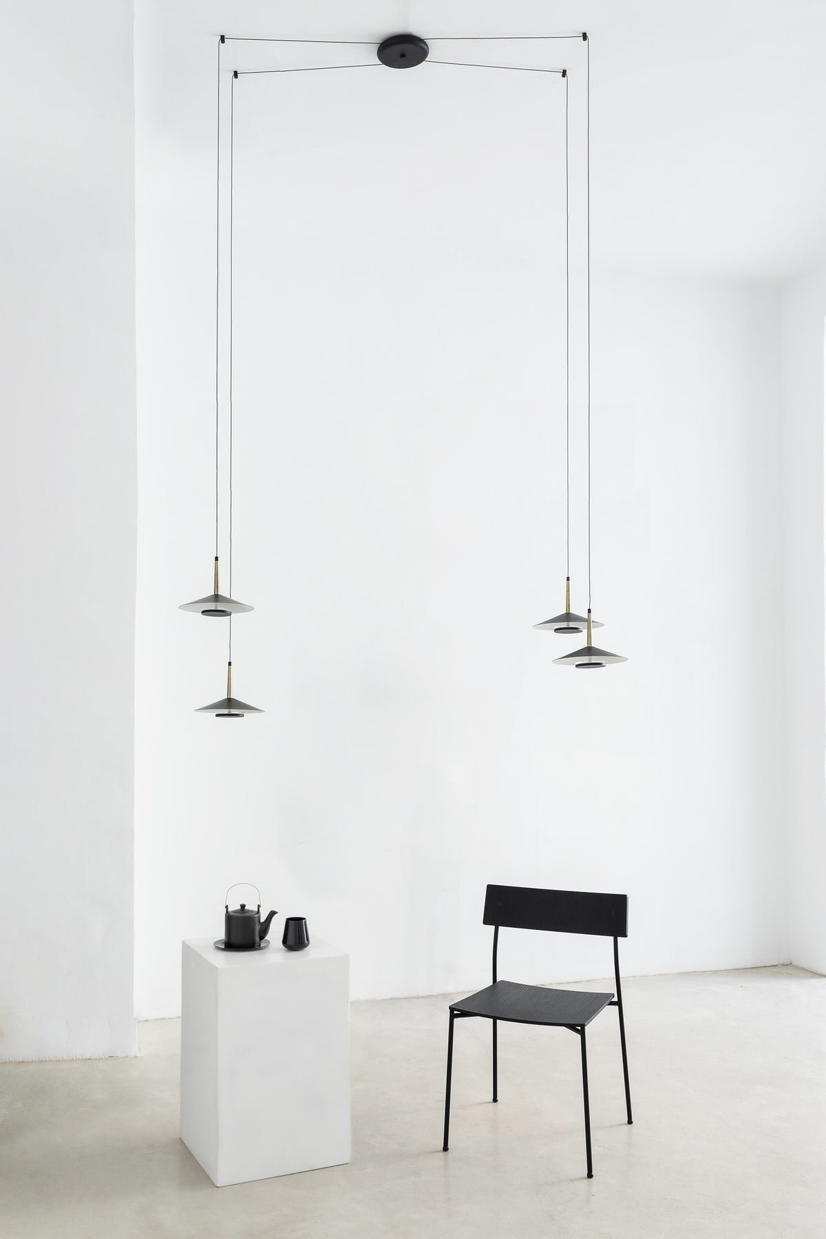 Mantra ORION LED Viseća lampa 32W 3000K CRNA