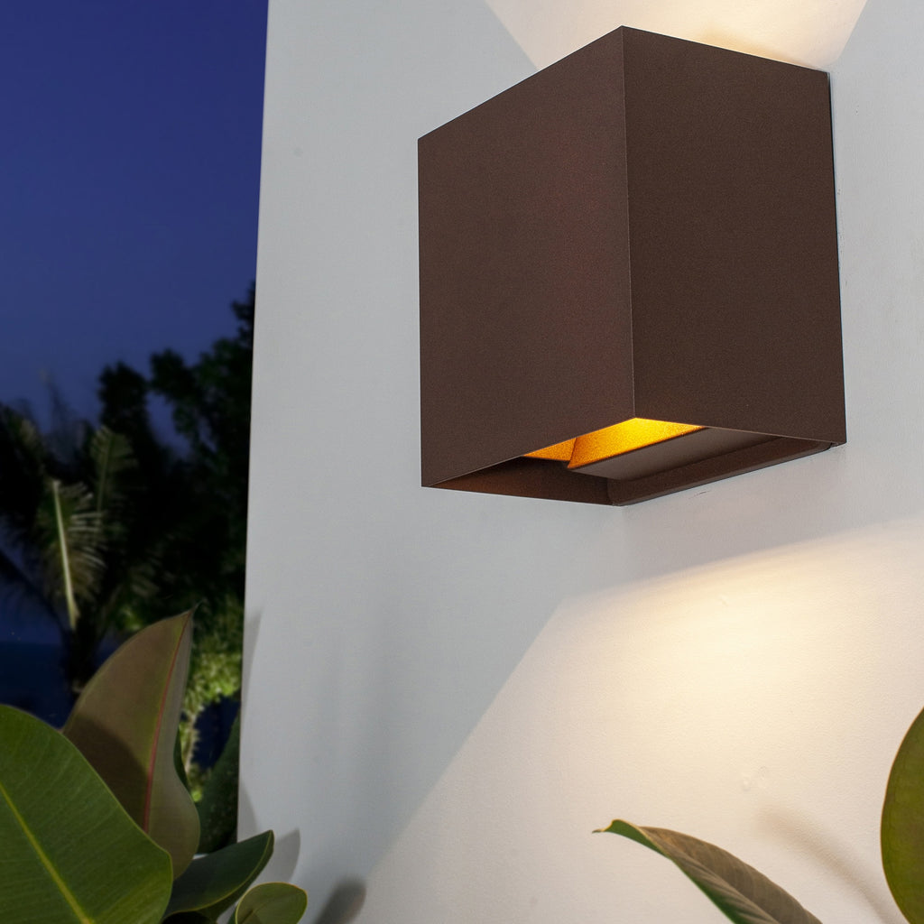 Mantra DAVOS vanjska zidna LED svjetiljka 20W 3000K IP65 150MM SMEĐA
