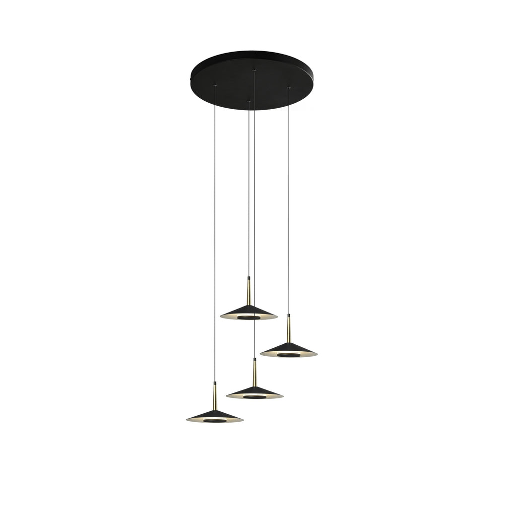 Mantra ORION LED Viseća lampa 32W 3000K Ø500mm CRNA