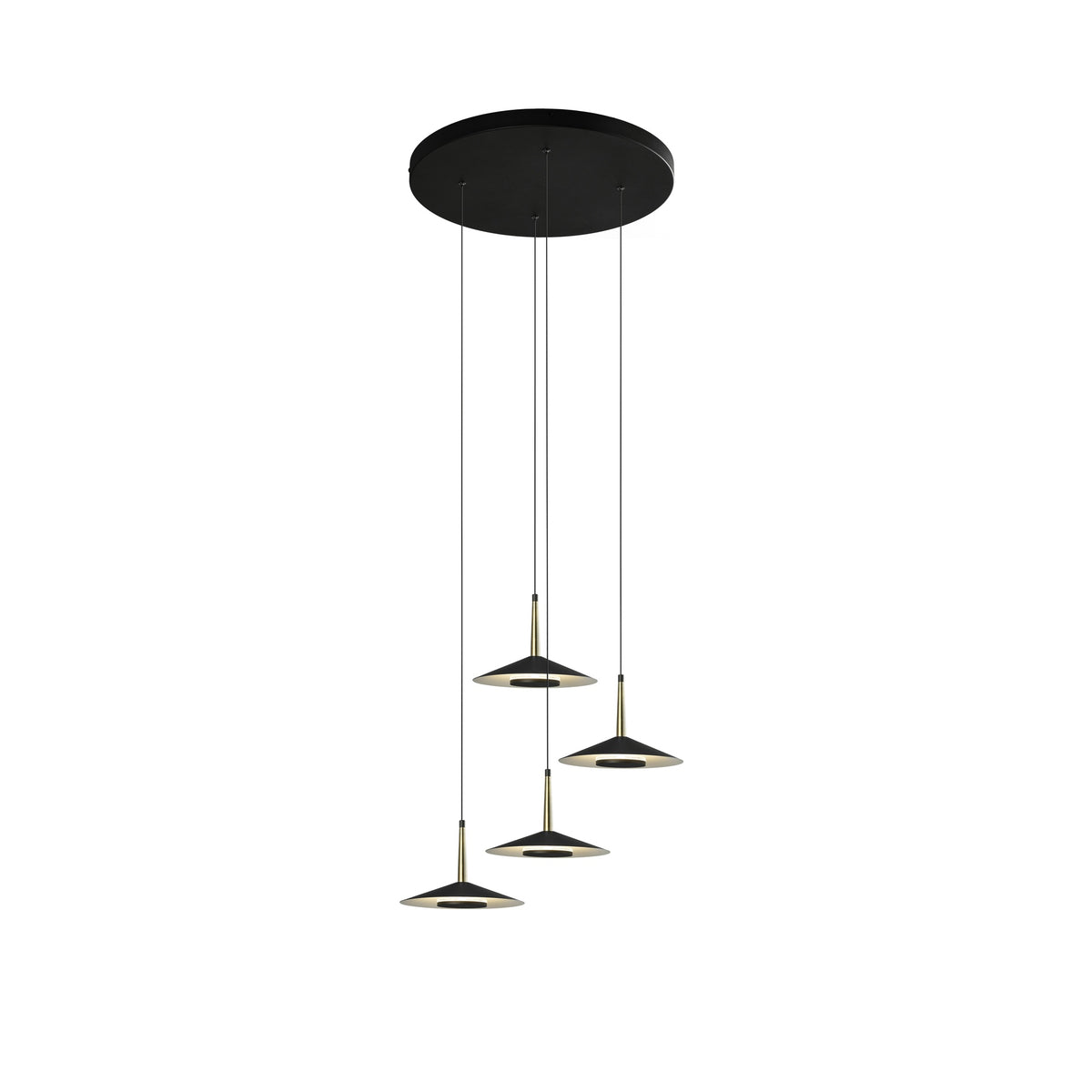 Mantra ORION LED Viseća lampa 32W 3000K Ø500mm CRNA