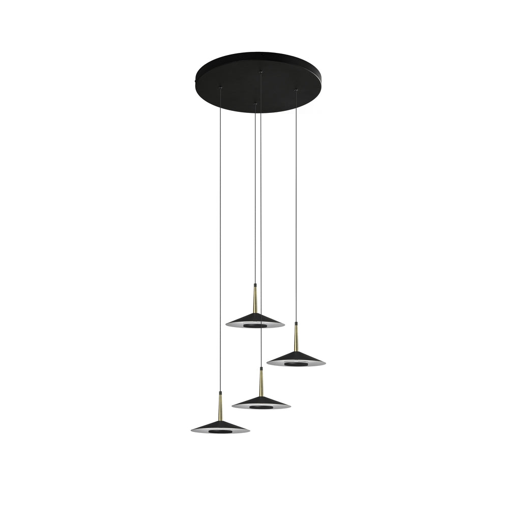 Mantra ORION LED Viseća lampa 32W 3000K Ø500mm CRNA
