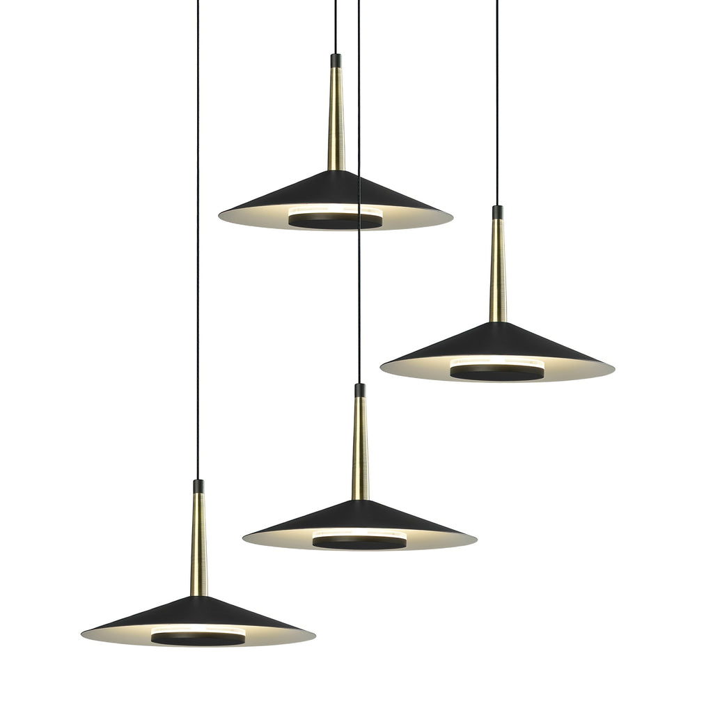 Mantra ORION LED Viseća lampa 32W 3000K Ø500mm CRNA