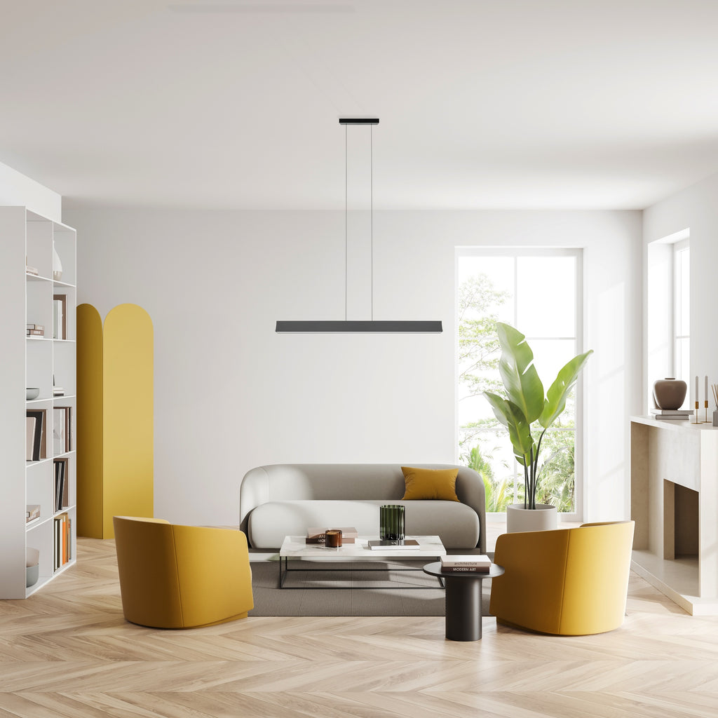 Mantra HANOK linearna svjetiljka LED 38W 4000K 110º 120cm, CRNA