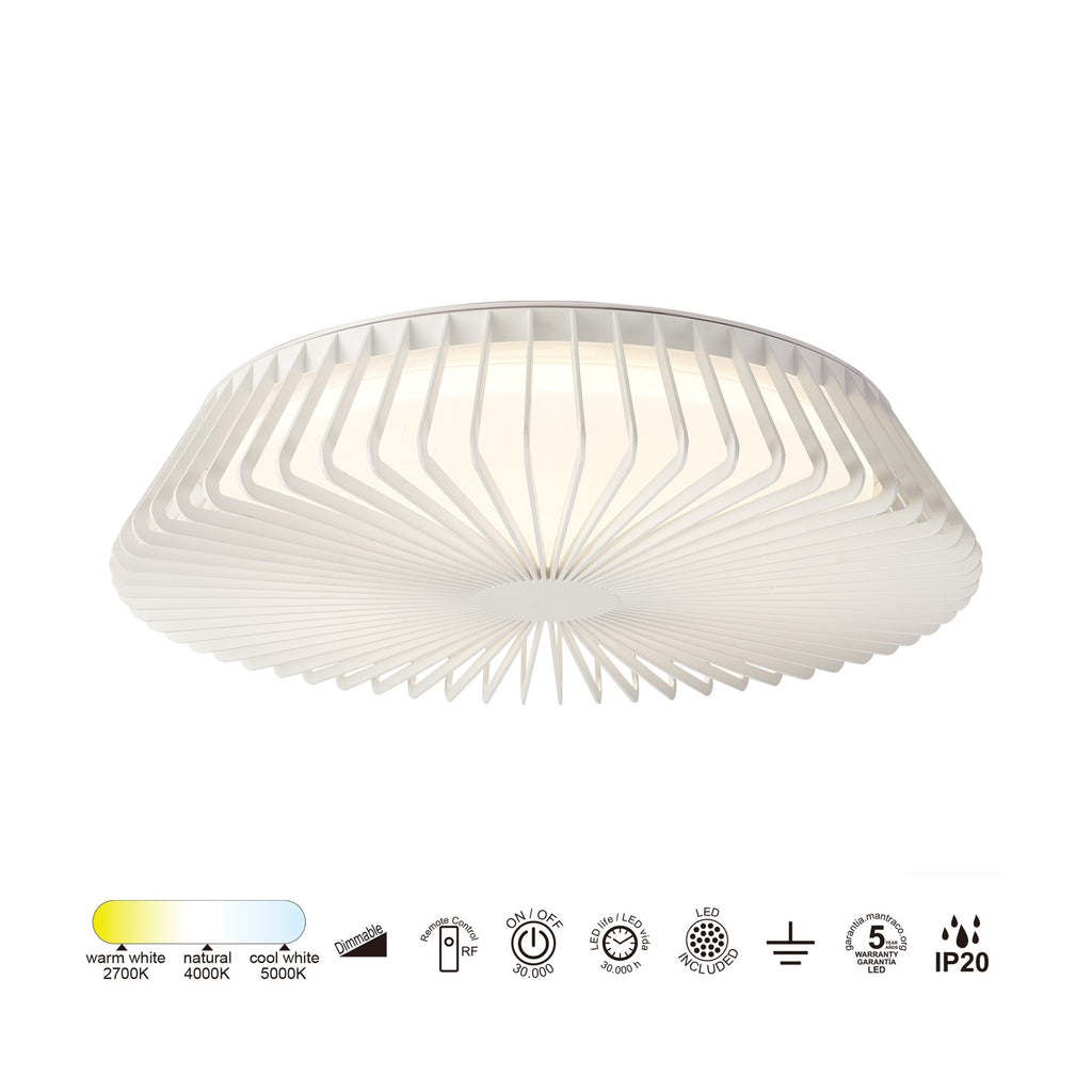 Mantra HIMALAYA DIMABILNA stropna svjetiljka LED 80W 63CM CCT BIJELA
