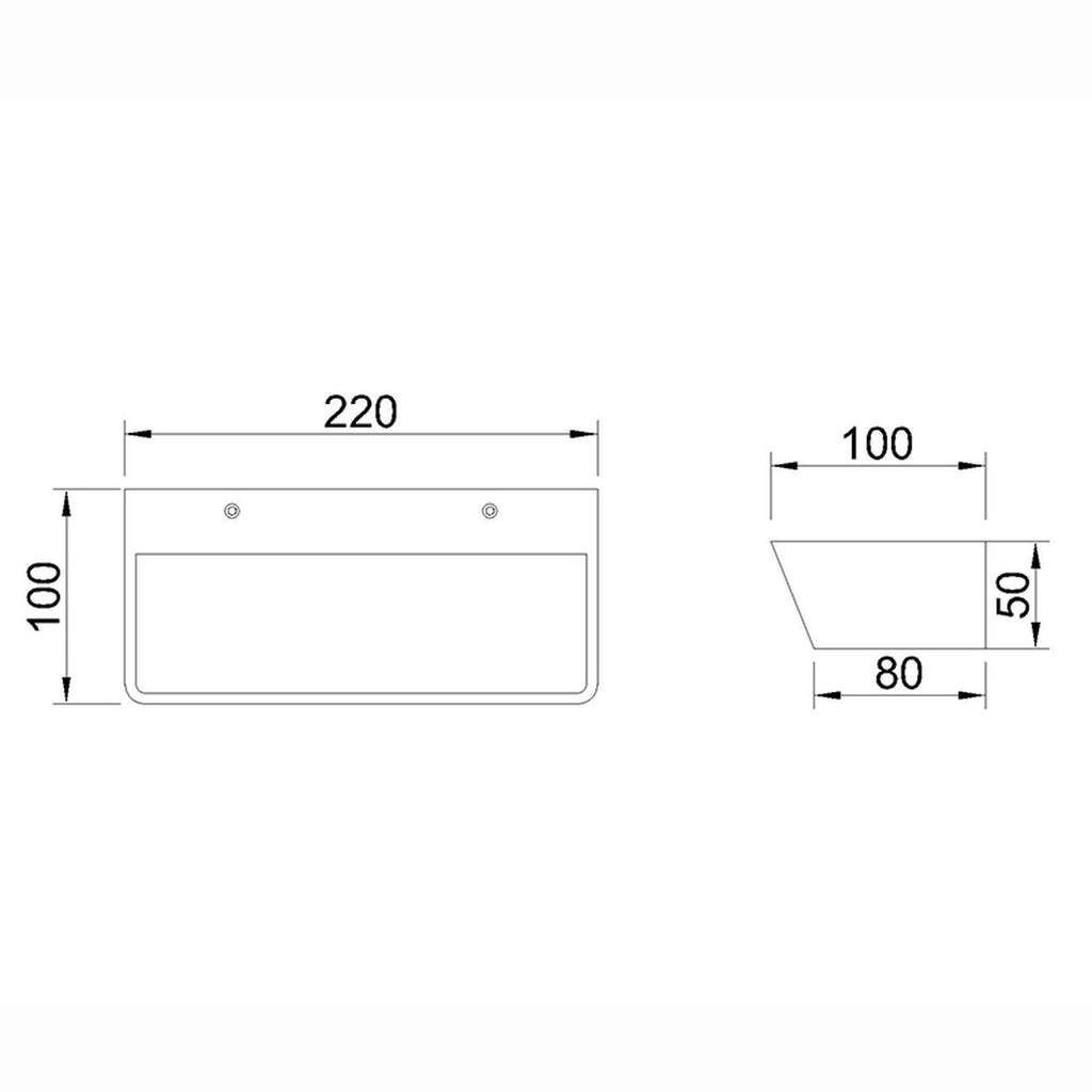 Mantra ALTEA LED ZIDNA SVJETILJKA 21W 3000K 220MM BIJELA