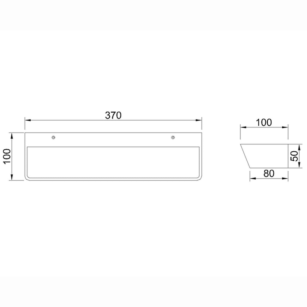 Mantra ALTEA LED ZIDNA SVJETILJKA 30W 4000K 370MM BIJELA