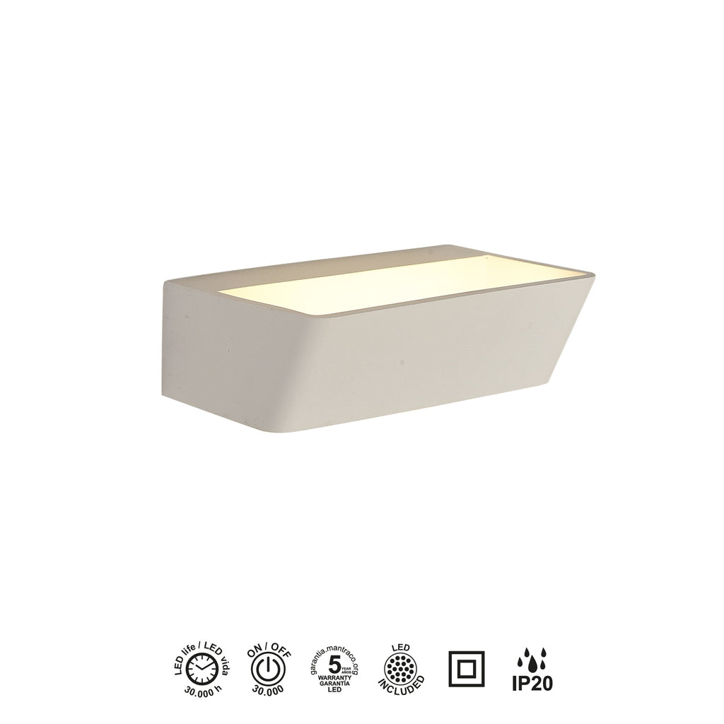 Mantra ALTEA LED ZIDNA SVJETILJKA 15W 4000K 160MM BIJELA