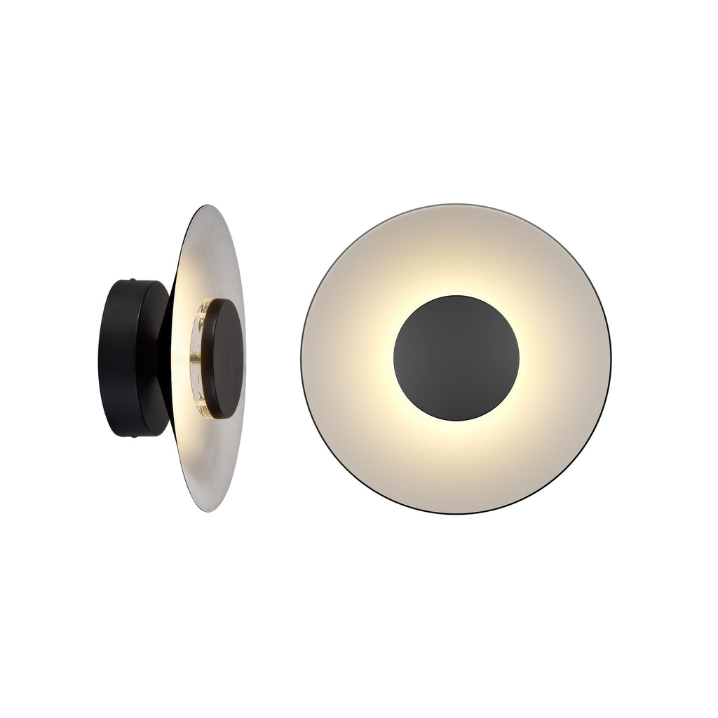 Mantra ORION LED Zidna lampa 8W 3000K Ø250mm CRNA