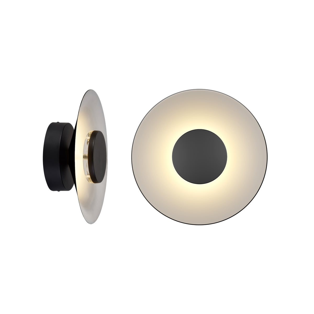 Mantra ORION LED Zidna lampa 8W 3000K Ø250mm CRNA