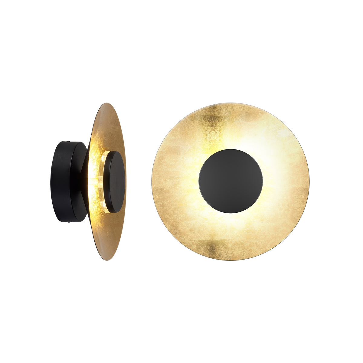 Mantra ORION LED Zidna lampa 8W 3000K Ø250mm CRNA/ZLATNA