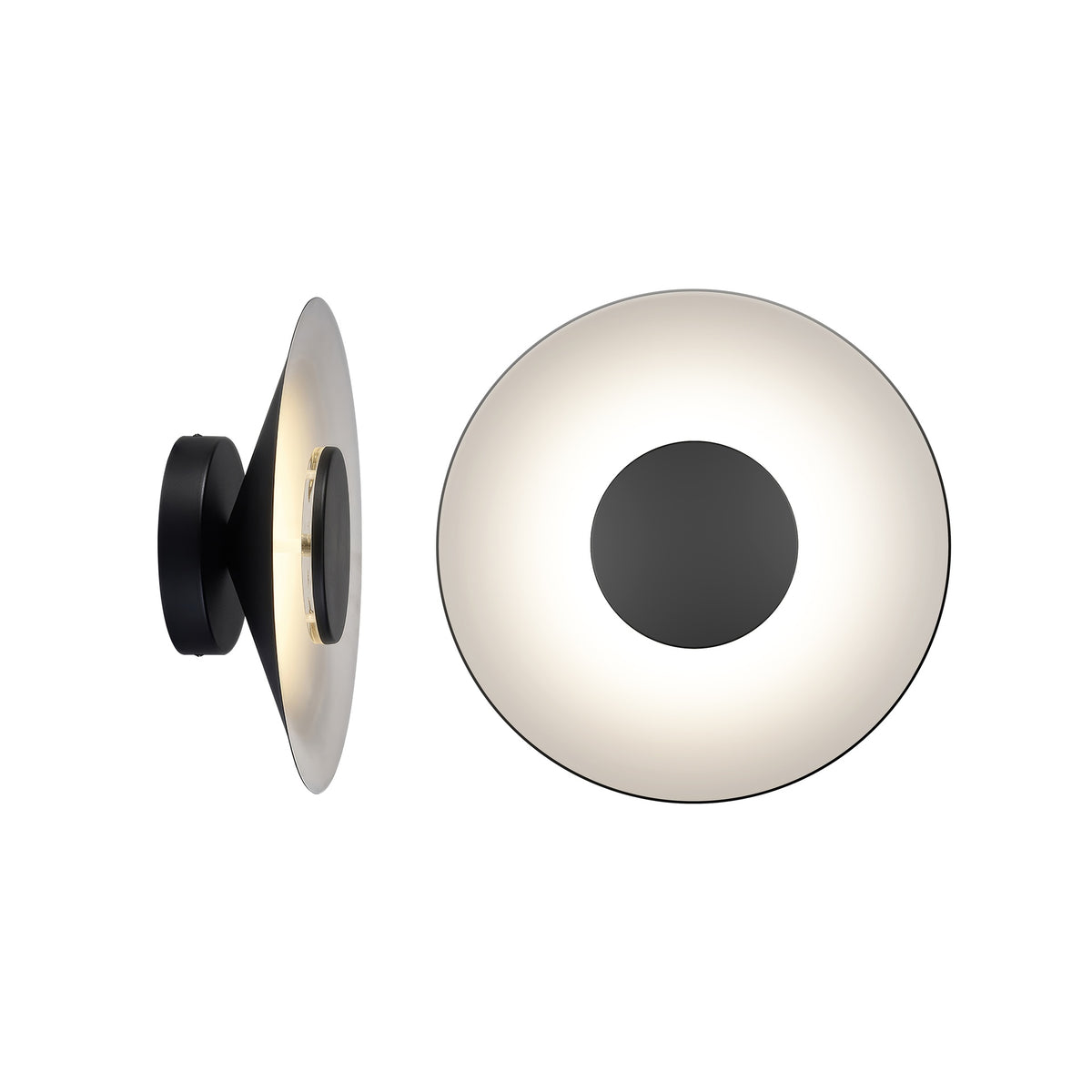Mantra ORION LED Zidna lampa 20W 3000K Ø400mm CRNA