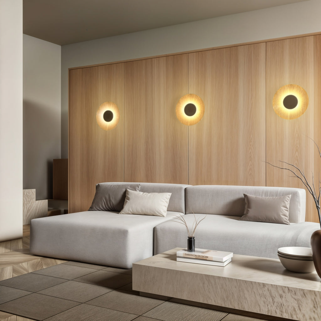 Mantra ORION LED Zidna lampa 20W 3000K Ø400mm CRNA/DRVO