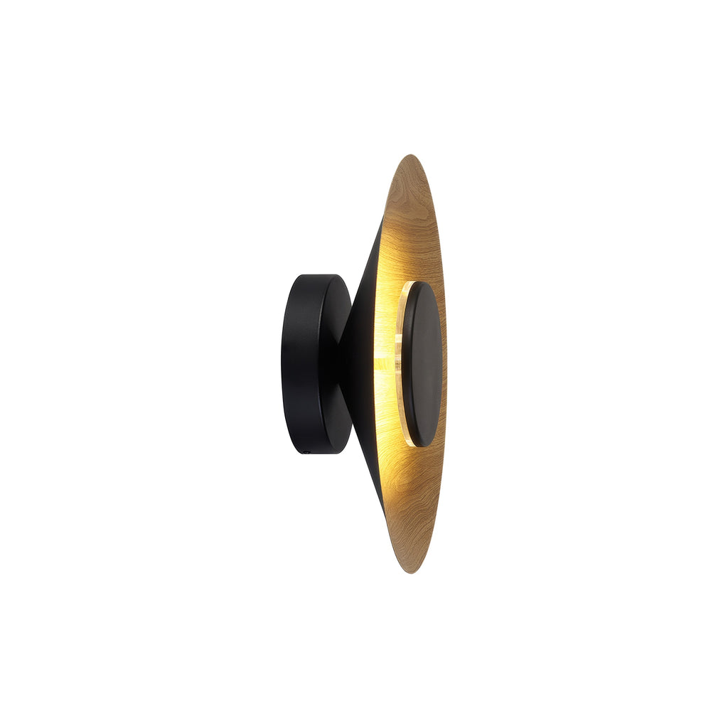 Mantra ORION LED Zidna lampa 20W 3000K Ø400mm CRNA/DRVO