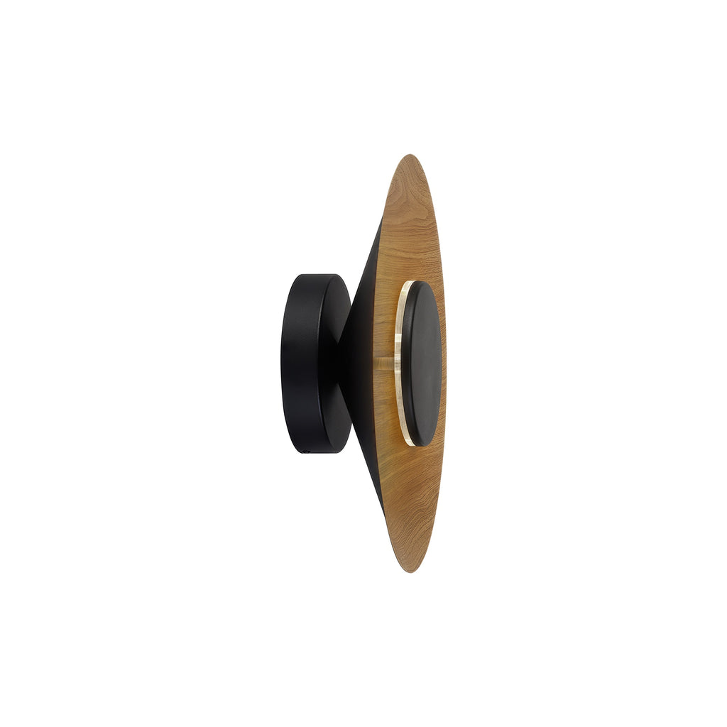 Mantra ORION LED Zidna lampa 20W 3000K Ø400mm CRNA/DRVO