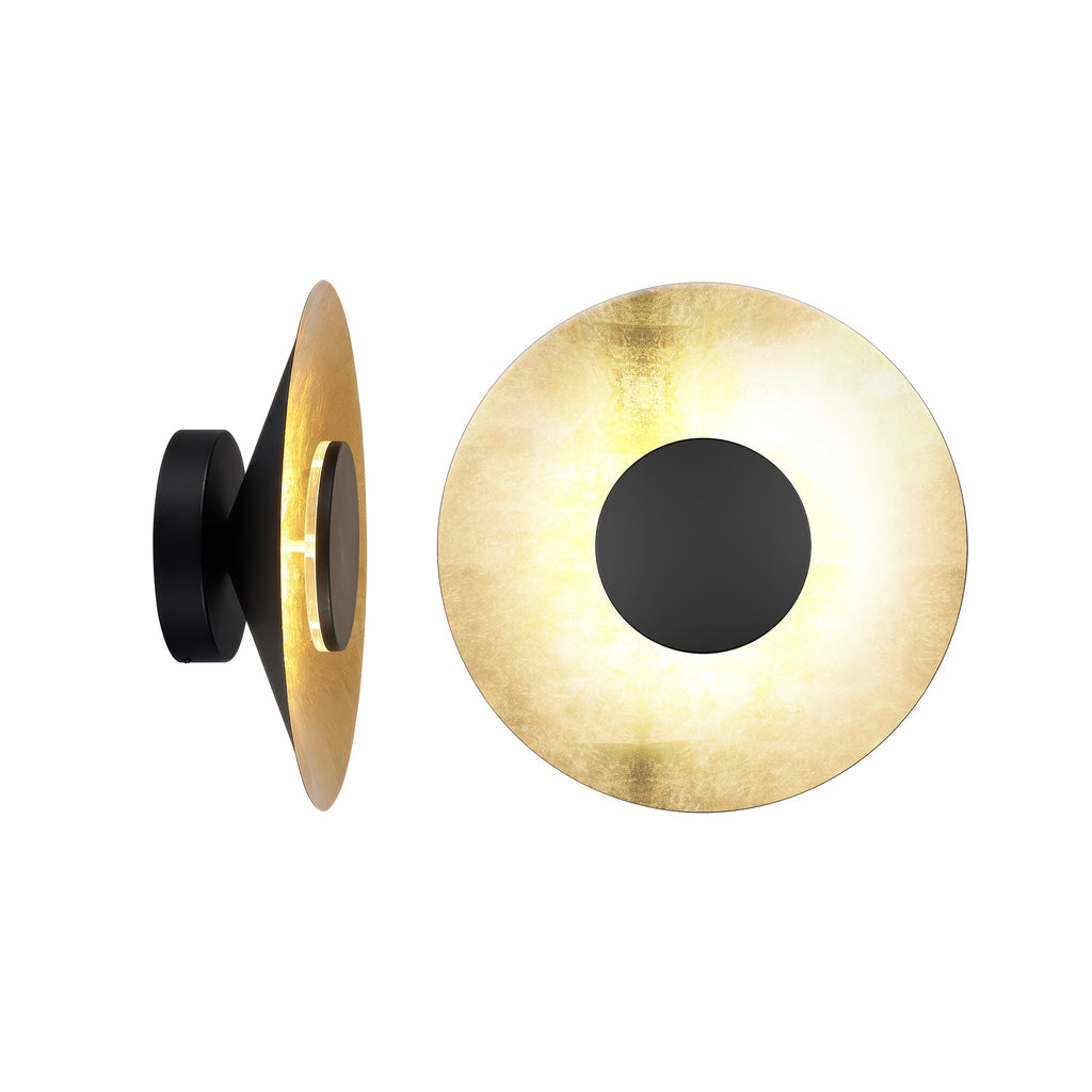 Mantra ORION LED Zidna lampa 20W 3000K Ø400mm CRNA/ZLATNA