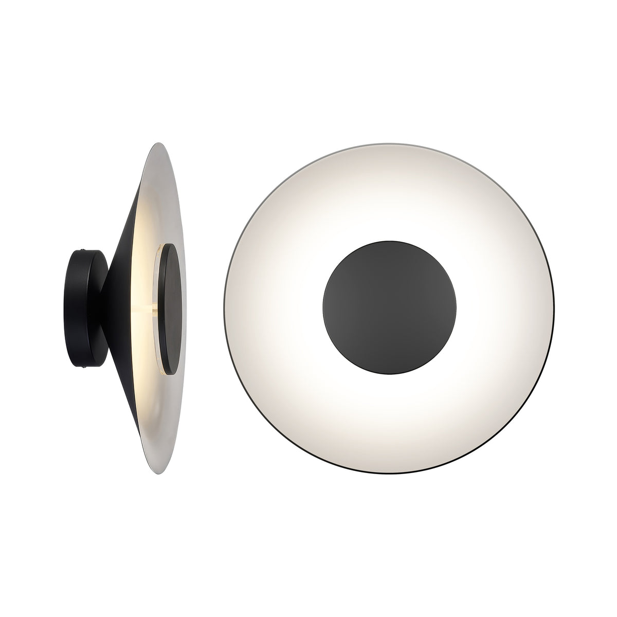 Mantra ORION LED Zidna lampa 24W 3000K Ø500mm CRNA