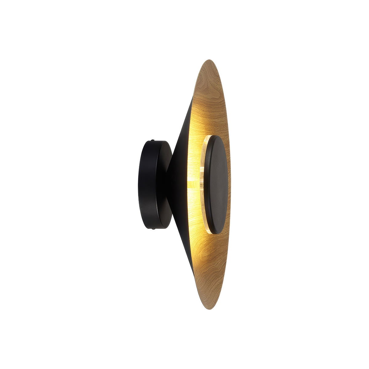 Mantra ORION LED Zidna lampa 24W 3000K Ø500mm CRNA/DRVO