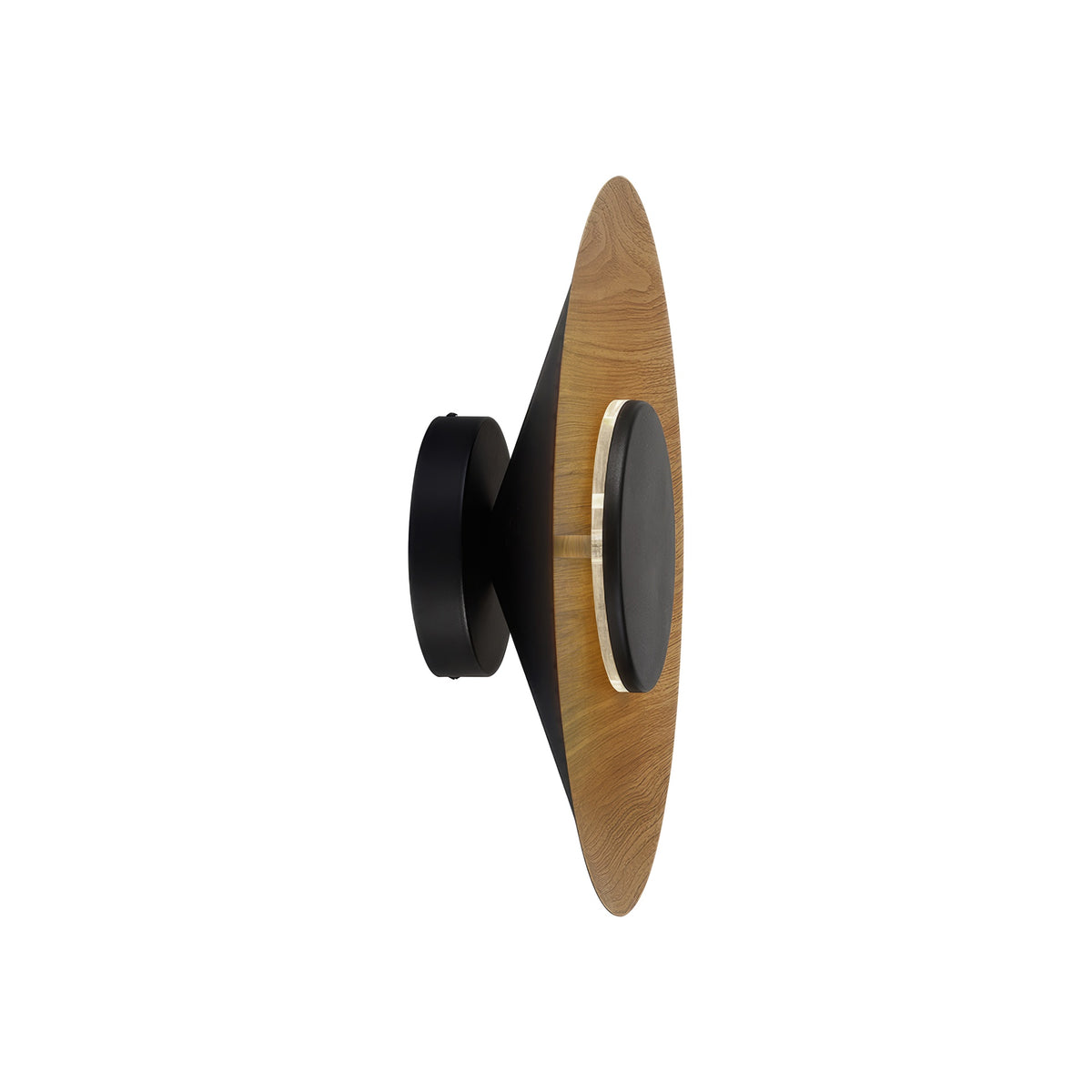 Mantra ORION LED Zidna lampa 24W 3000K Ø500mm CRNA/DRVO