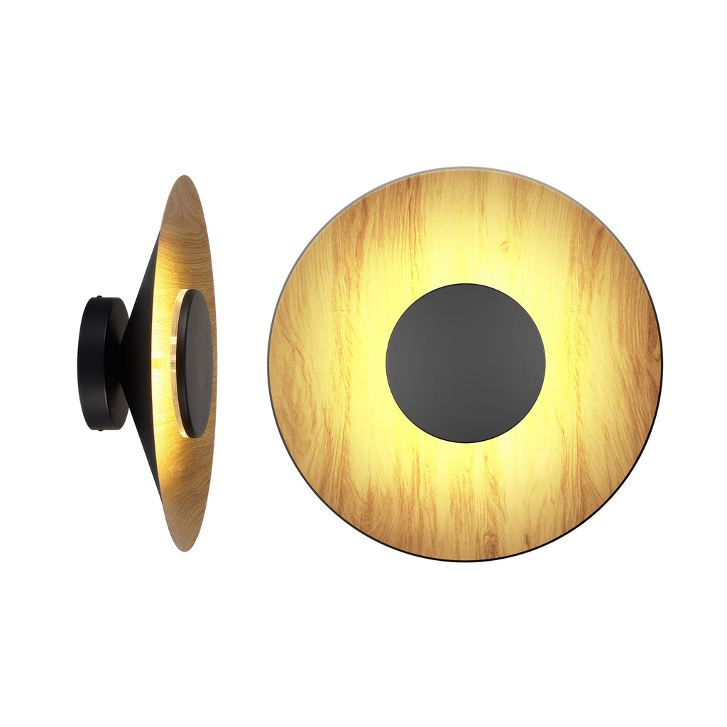 Mantra ORION LED Zidna lampa 24W 3000K Ø500mm CRNA/DRVO