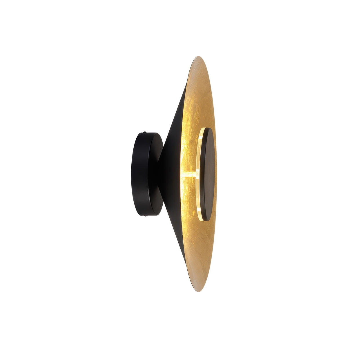 Mantra ORION LED Zidna lampa 24W 3000K Ø500mm CRNA/ZLATNA
