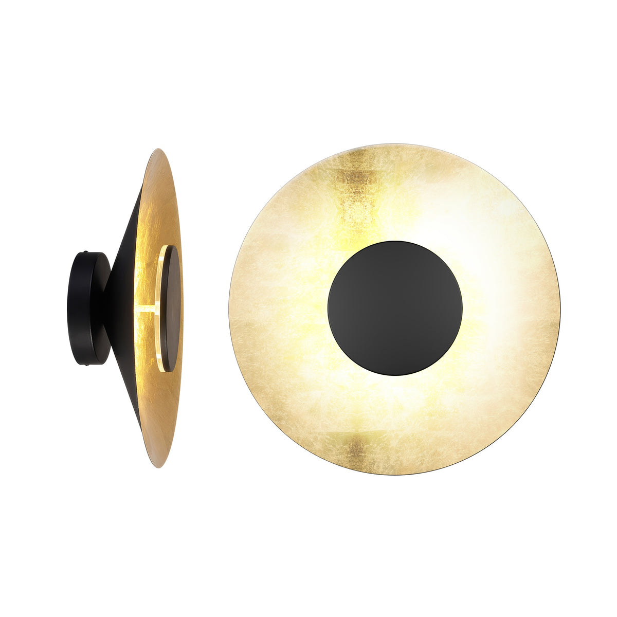 Mantra ORION LED Zidna lampa 24W 3000K Ø500mm CRNA/ZLATNA