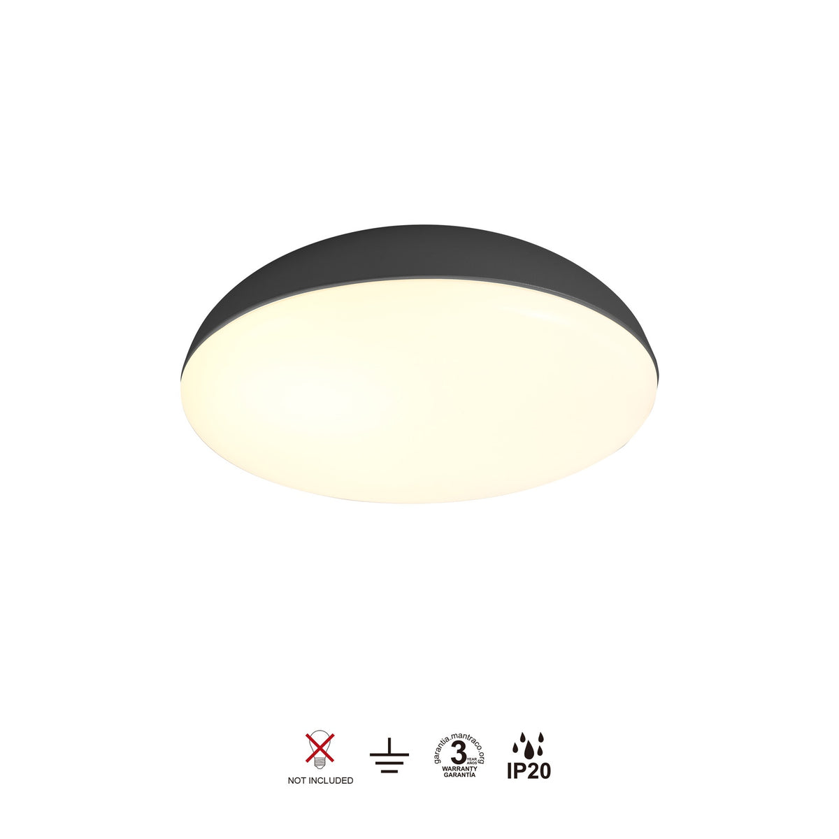 Mantra KAZZ stropna lampa s 4 žarulje