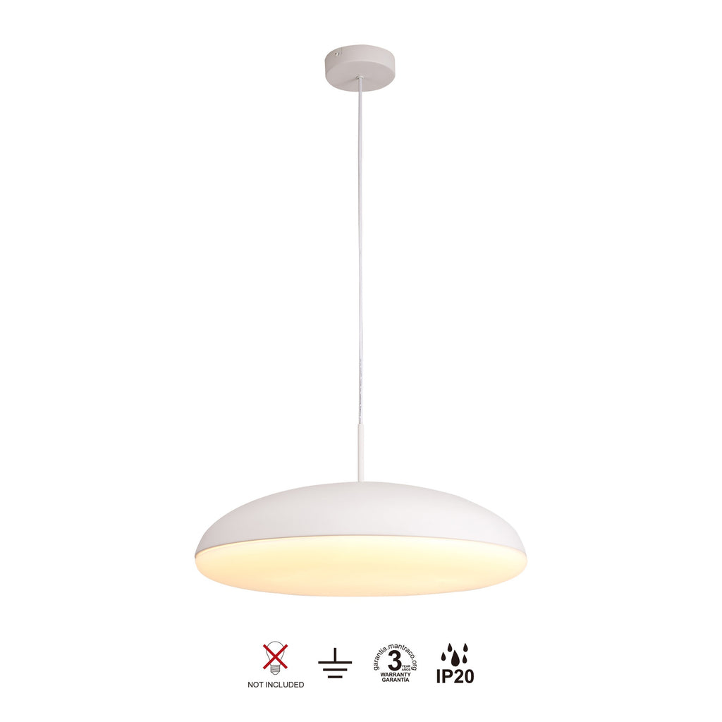 Mantra KAZZ viseća svjetiljka 6xE27 Ø50CM BIJELA