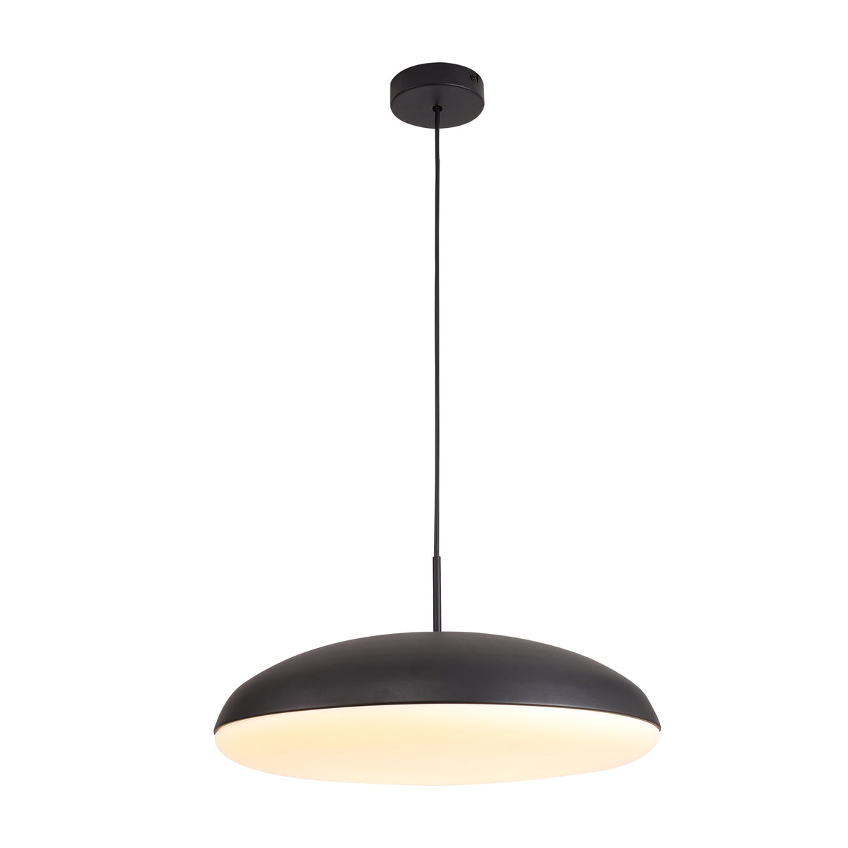 Mantra KAZZ viseća svjetiljka 6xE27 Ø50CM CRNA