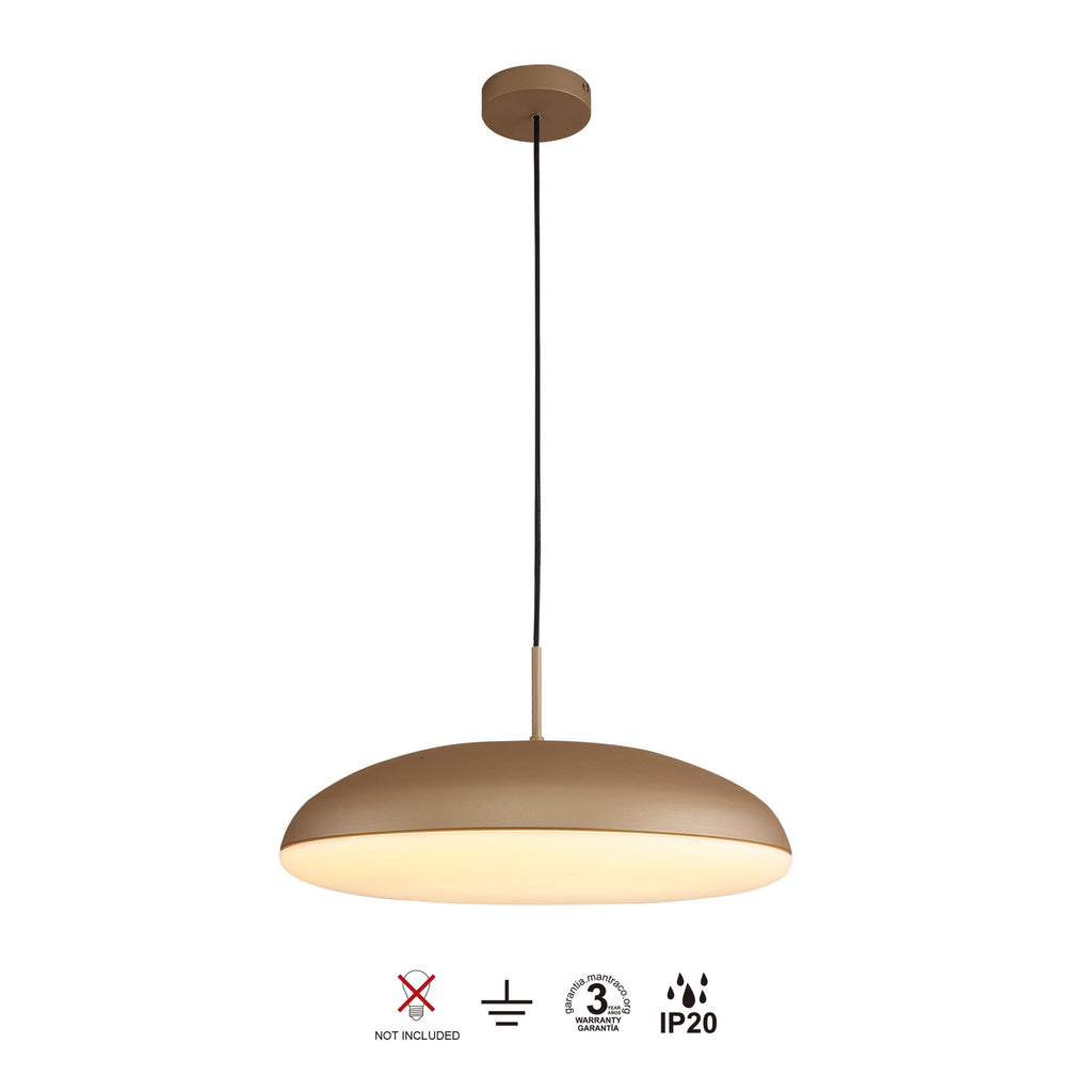 Mantra KAZZ viseća svjetiljka 6xE27 Ø50CM ZLATNA