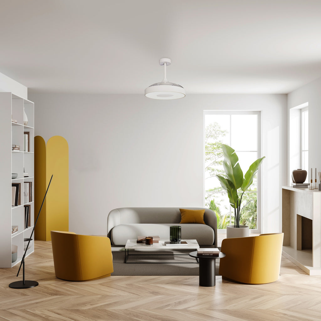 Mantra COIN FAN PAMETNI LED stropni ventilator 106.2cm BIJELI