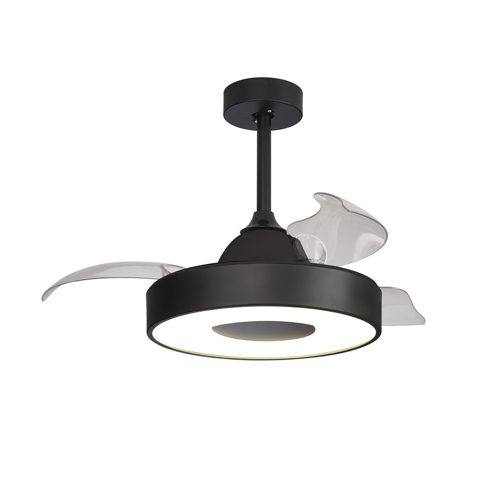 Mantra COIN FAN MINI PAMETNI LED stropni ventilator 91cm CRNI