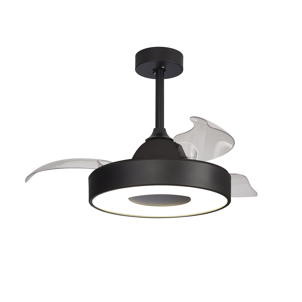 Mantra COIN FAN MINI PAMETNI LED stropni ventilator 91cm CRNI