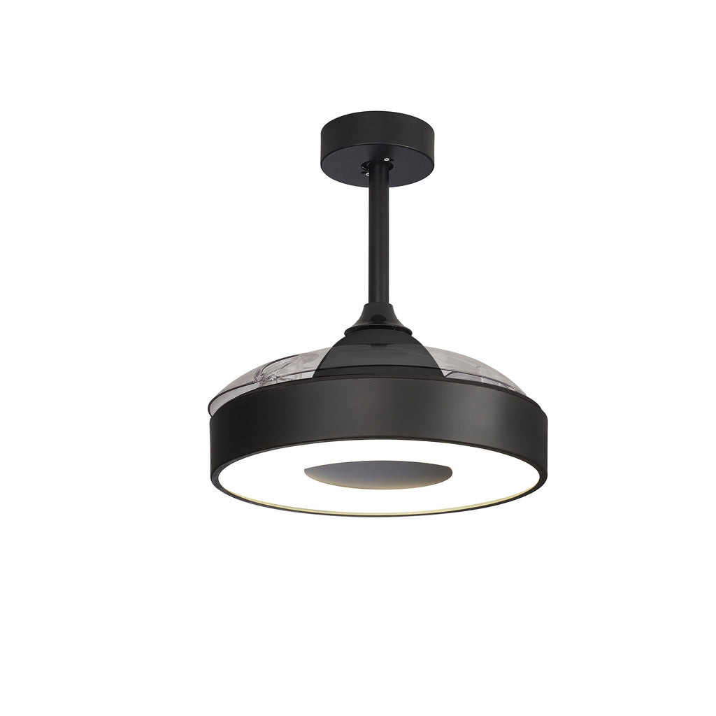Mantra COIN FAN MINI PAMETNI LED stropni ventilator 91cm CRNI