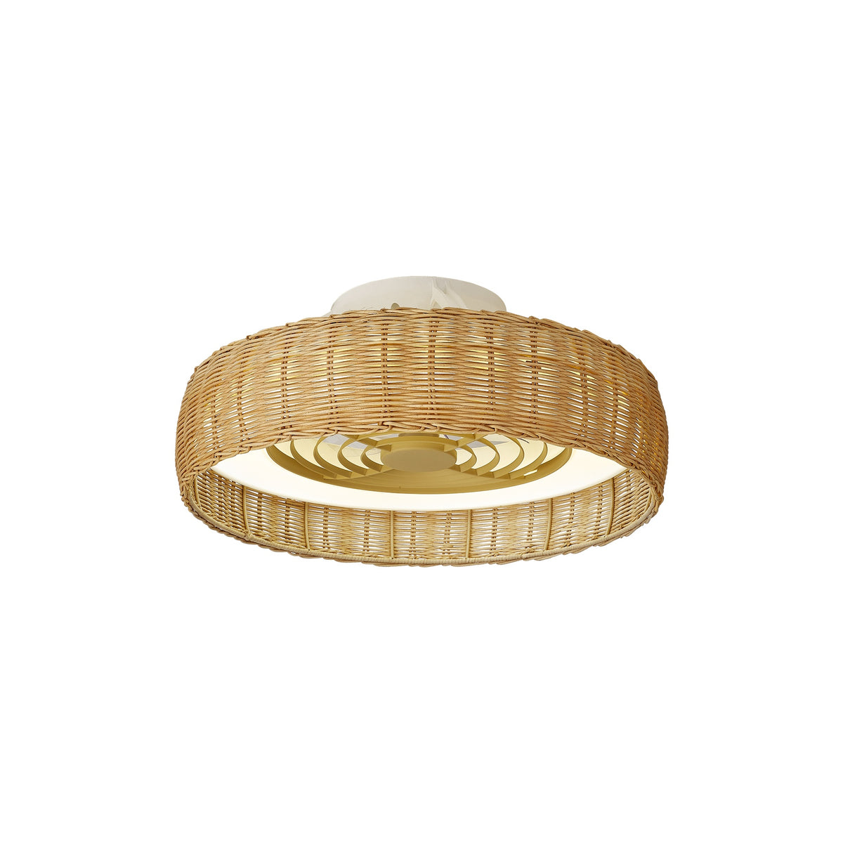 Mantra KILIMANJARO MINI LED stropni ventilator 58cm IP44 RATAN