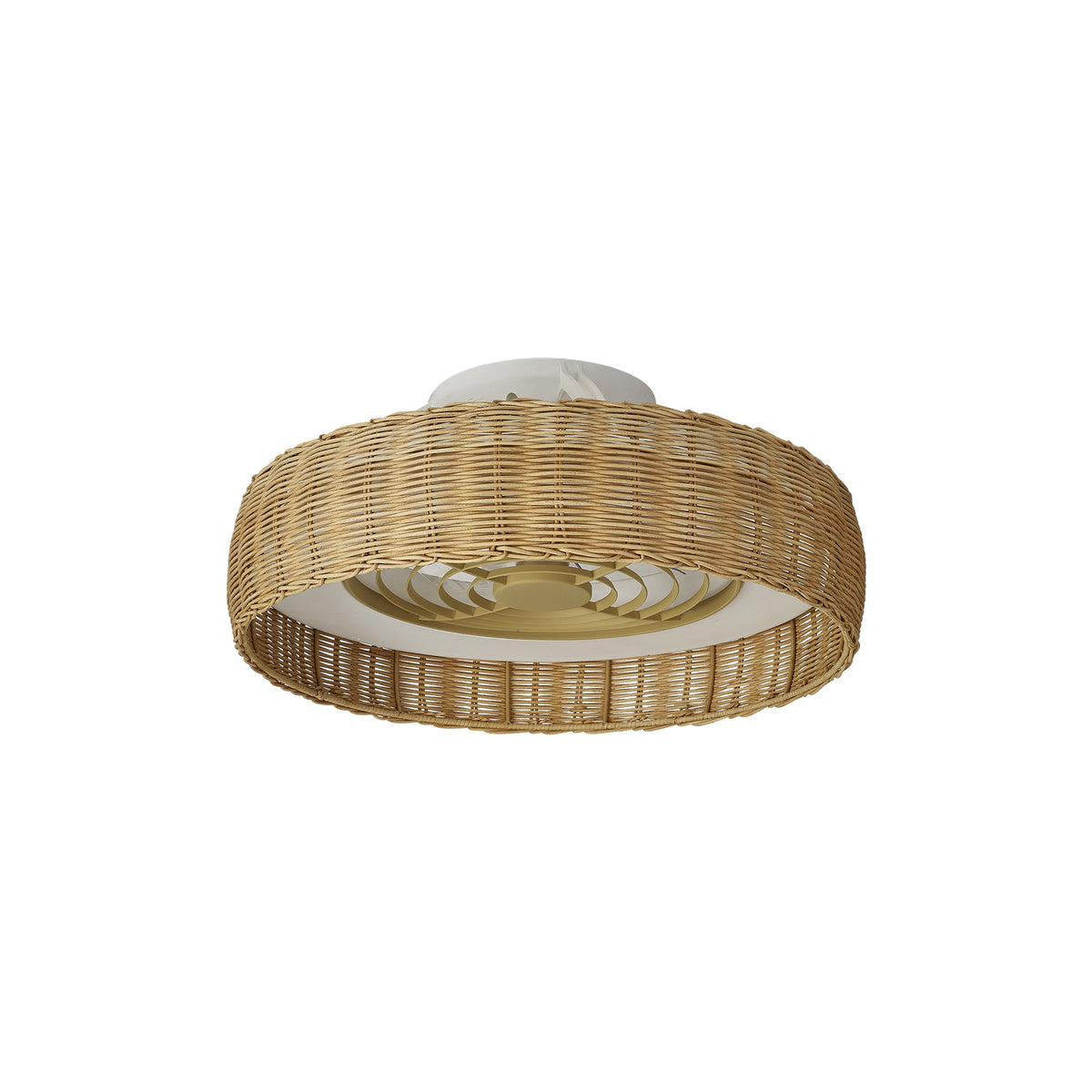 Mantra KILIMANJARO MINI LED stropni ventilator 58cm IP44 RATAN